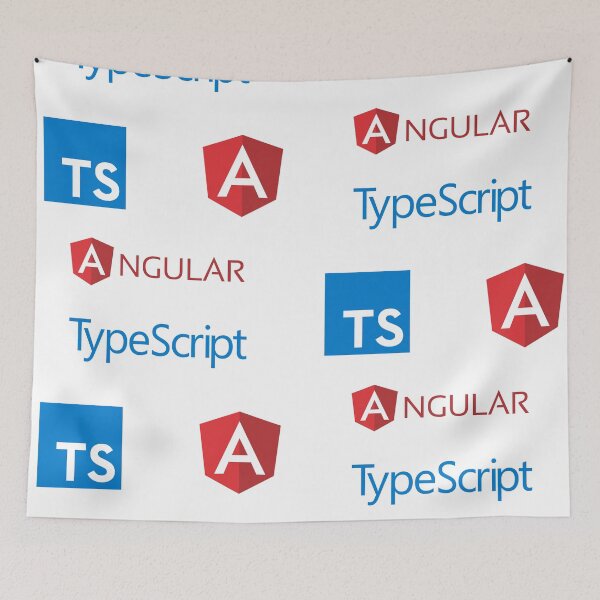 Item preview, angular typescript sticker set designed and sold by yourgeekside.