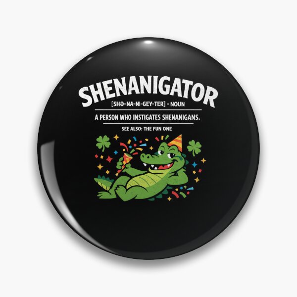 Item preview, Shenanigator Instigator Of Shenanigans Funny Definition designed and sold by FreshVibe Prints.