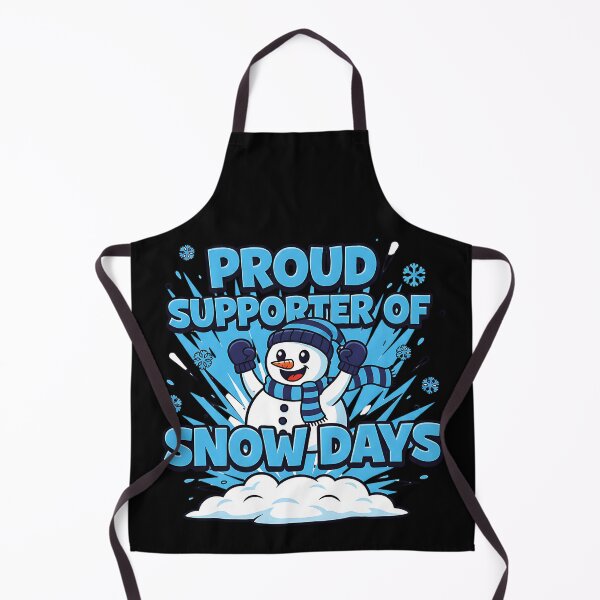 Item preview, proud supporter of snow days funny school crew designed and sold by ArtDesignTp.