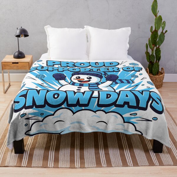 Item preview, proud supporter of snow days funny school crew designed and sold by ArtDesignTp.