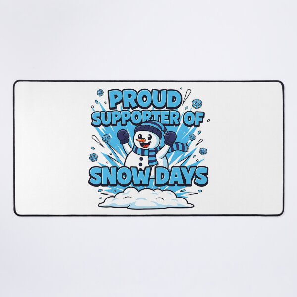 Item preview, proud supporter of snow days funny school crew designed and sold by ArtDesignTp.