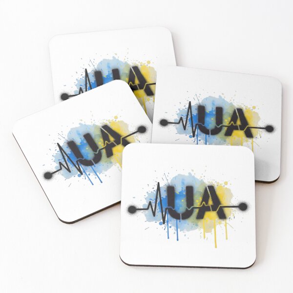 Item preview, UA Heartbeat - Ukraine Pulse Graffiti Art designed and sold by Valeriia_Isaieva.