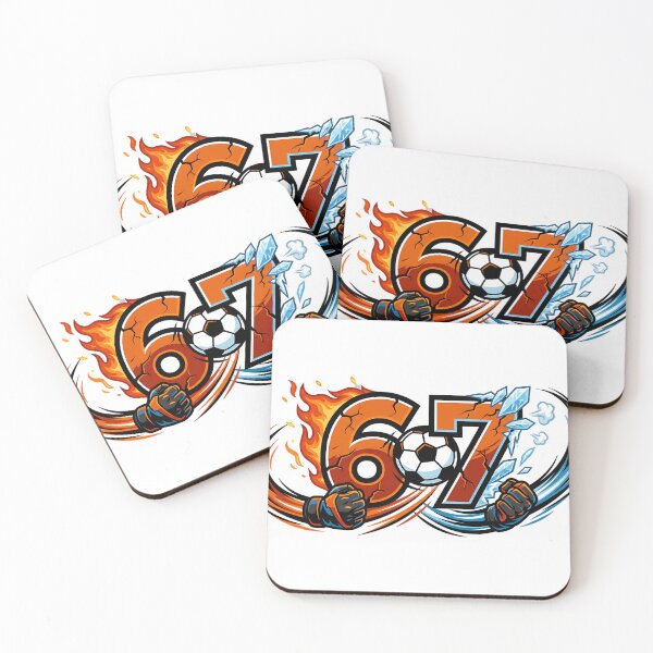 Item preview, funny 67 soccer six seven kids soccer fan designed and sold by ArtDesignTp.