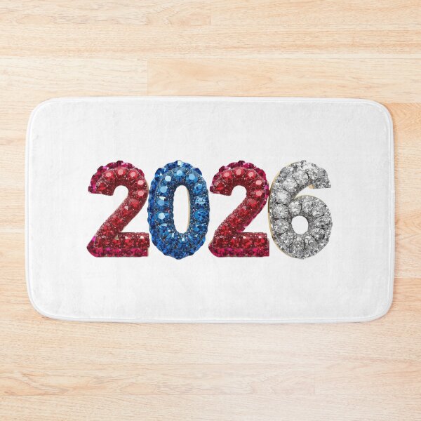 Item preview, ✨2026 Sparkle Jewel Year ✨#2026 #tricolor #blue #white #red #gift designed and sold by Fanybany.