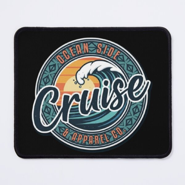 Item preview, Ocean Side Cruise – Retro Sunset Surf Logo designed and sold by Dogandesighn.