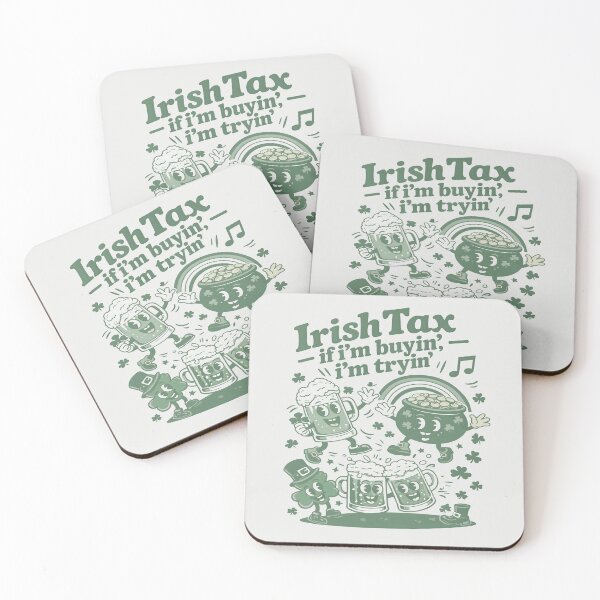Item preview, Irish Tax Skeleton Beer Funny St Patricks Day Humor designed and sold by JessArty ⭐⭐⭐⭐⭐.
