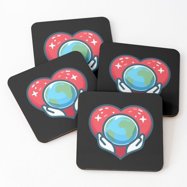 Item preview, Love the Earth – Valentine’s Day Planet Heart Design designed and sold by Dogandesighn.