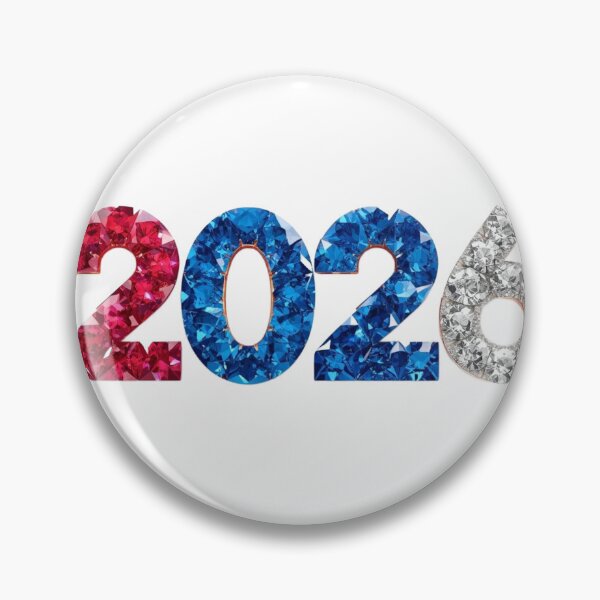 Item preview, ✨2026 Sparkle Jewel Year ✨#2026 #tricolor #blue #white #red #gift designed and sold by Fanybany.
