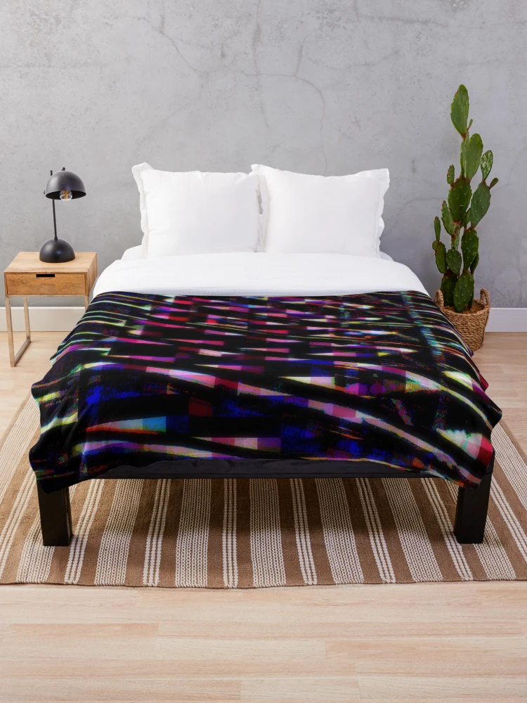 Thumbnail 1 of 6, Throw Blanket, Triangles Of Abstract Wizardry designed and sold by Andy Rhodes Art.