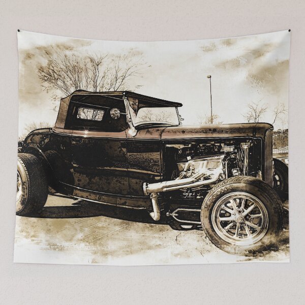 Item preview, 1932 Ford Hot Rod Classic Deuce Coupe Vintage Style designed and sold by Moriarty's Digital Visions.