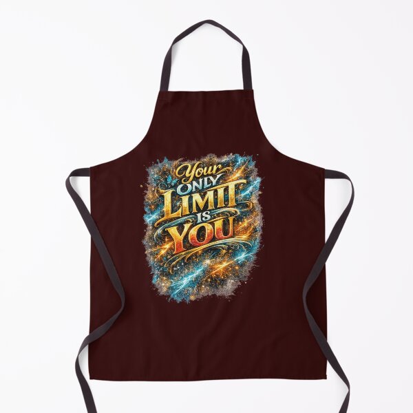 Item preview, Your Only Limit Is You Motivational Shirt – Bold Inspirational Typography Graphic Tee designed and sold by vampbabe54.
