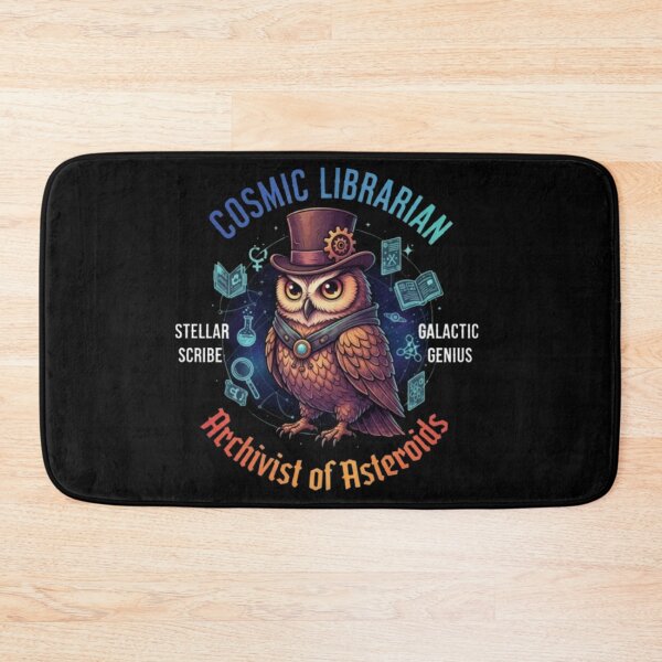 Item preview, Cosmic Librarian – Steampunk Owl of Knowledge designed and sold by Dogandesighn.