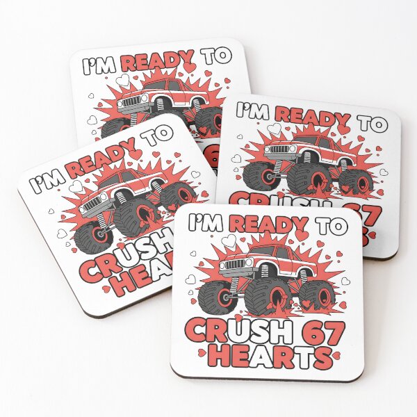 Item preview, Im ready to crush 67 hearts funny boys love humor designed and sold by ArtDesignTp.