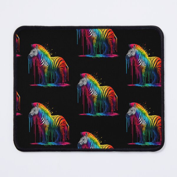 Item preview, Zebra Rainbow Painted Dripping Zebra Lovers Cute Zoo Animal designed and sold by Goleon12.