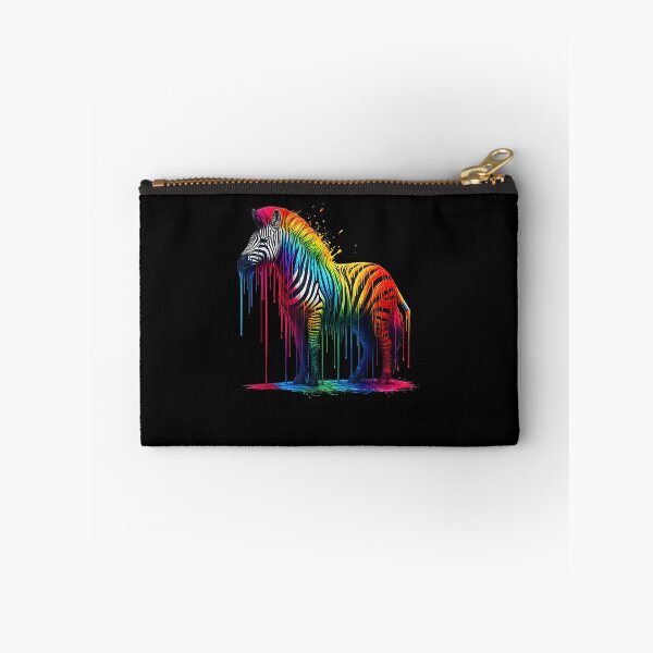 Item preview, Zebra Rainbow Painted Dripping Zebra Lovers Cute Zoo Animal designed and sold by Goleon12.
