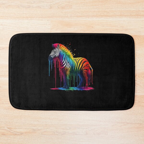 Item preview, Zebra Rainbow Painted Dripping Zebra Lovers Cute Zoo Animal designed and sold by Goleon12.