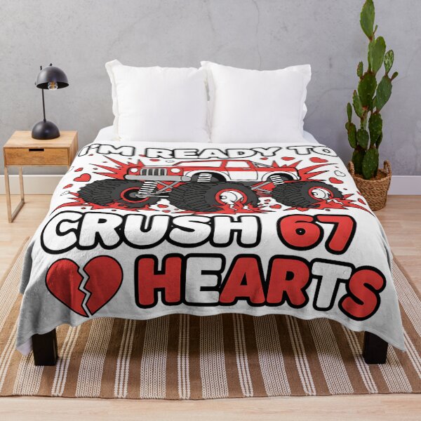 Item preview, Im ready to crush 67 hearts boys funny valentine designed and sold by ArtDesignTp.
