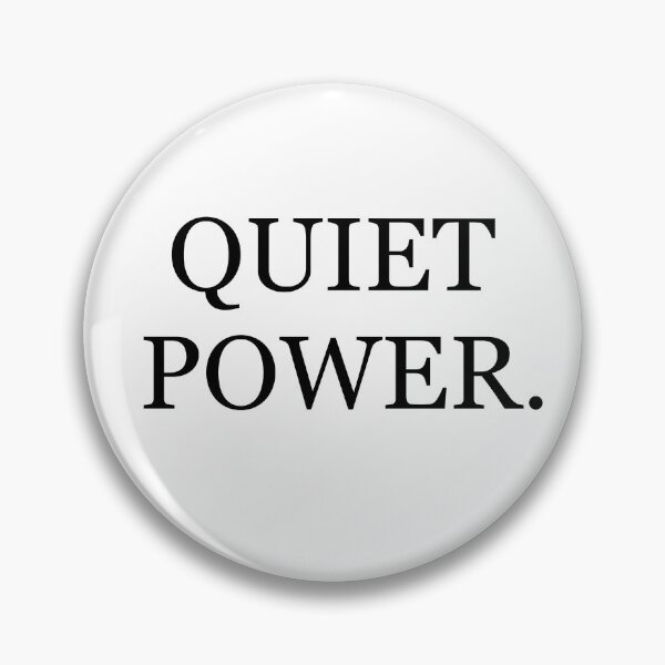 Item preview, Quiet Power Minimalist Stoic Quote designed and sold by sp-dezigns.
