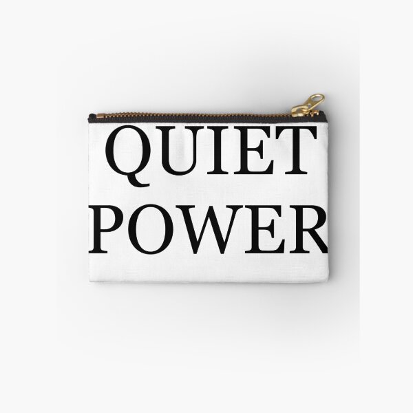 Item preview, Quiet Power Minimalist Stoic Quote designed and sold by sp-dezigns.