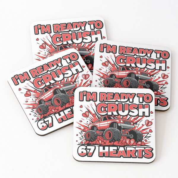 Item preview, Im ready to crush 67 hearts funny valentine boys designed and sold by ArtDesignTp.