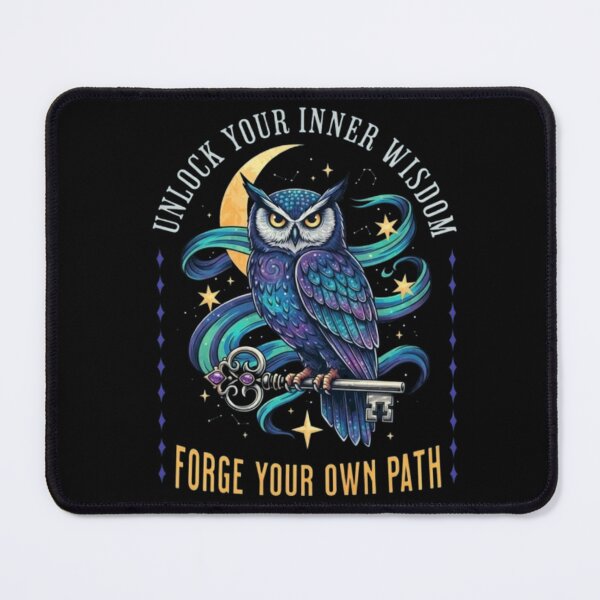 Item preview, Unlock Your Inner Wisdom – Mystic Owl & Key Design designed and sold by Dogandesighn.