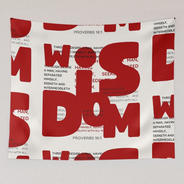 Item preview, Proverbs 18:1 designed and sold by Undonemadenew.