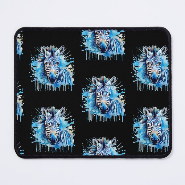Item preview, Zebra Portrait Wildlife Splash Nature Colorful Animal Art designed and sold by Goleon12.