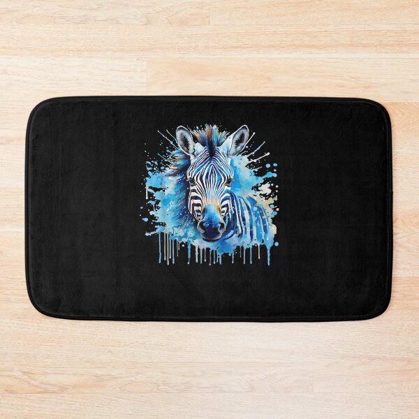 Item preview, Zebra Portrait Wildlife Splash Nature Colorful Animal Art designed and sold by Goleon12.