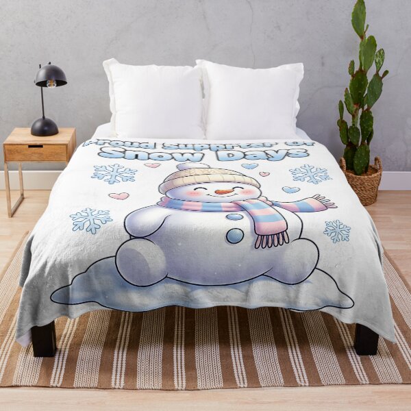 Item preview, proud supporter of snow days school humor design designed and sold by ArtDesignTp.