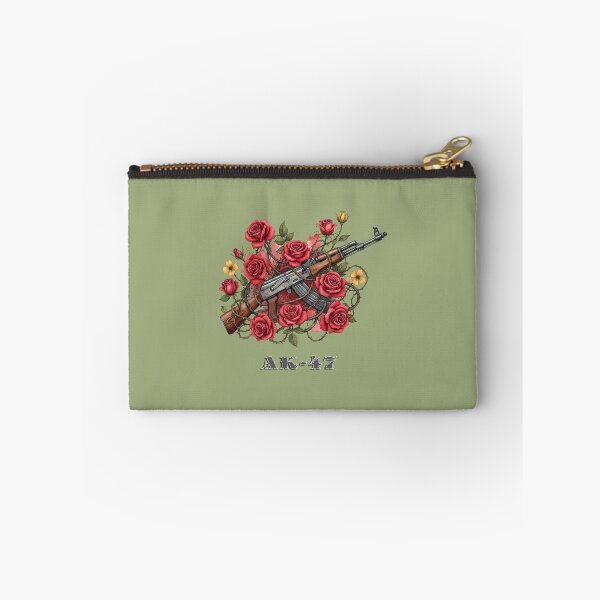 Item preview, AK-47 and Red Roses - Tattoo Style Art designed and sold by Valeriia_Isaieva.