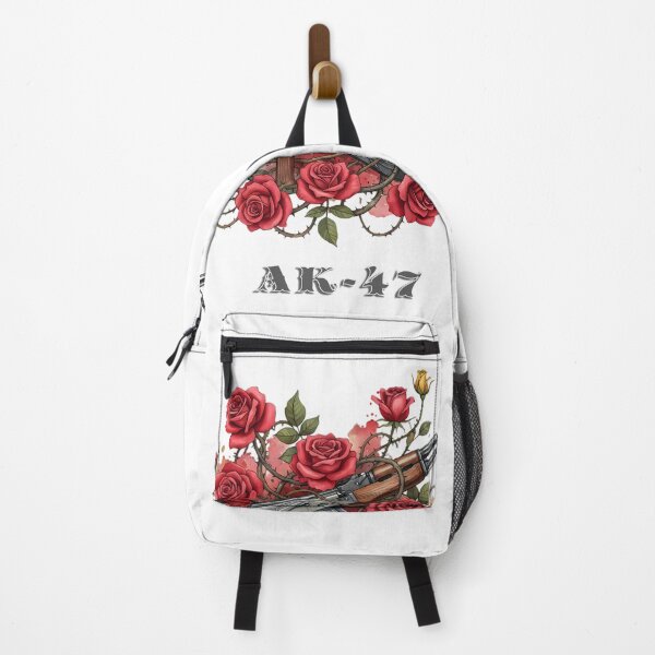 Item preview, AK-47 and Red Roses - Tattoo Style Art designed and sold by Valeriia_Isaieva.
