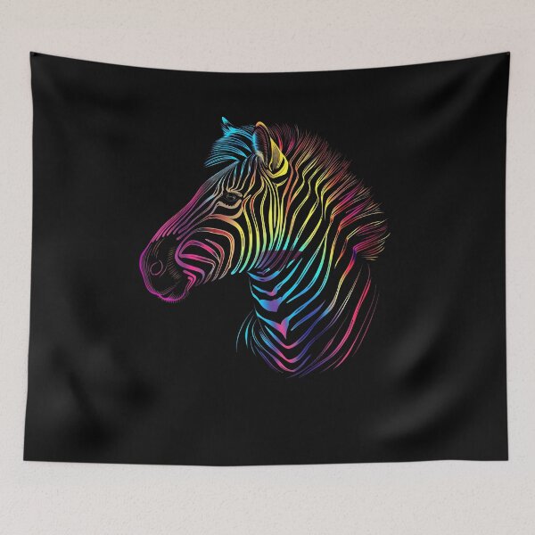 Item preview, Zebra Colorful African Animal Zoo Keeper Zebra Lover designed and sold by Goleon12.
