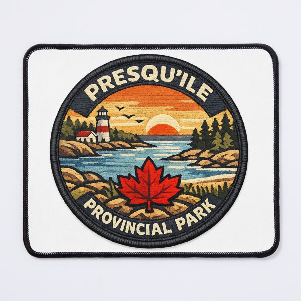 Item preview, Presqu’ile Provincial Park Vintage Patch designed and sold by CompassLake.