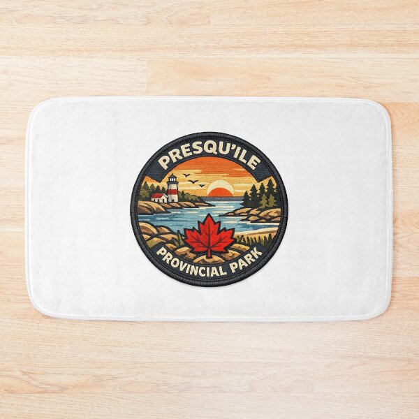 Item preview, Presqu’ile Provincial Park Vintage Patch designed and sold by CompassLake.