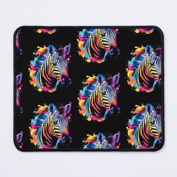 Item preview, Zebra Colorful Splash Animal Art Portrait Wildlife Safari designed and sold by Goleon12.