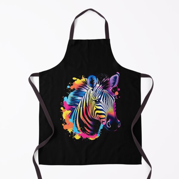 Item preview, Zebra Colorful Splash Animal Art Portrait Wildlife Safari designed and sold by Goleon12.