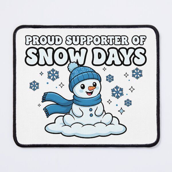 Item preview, proud supporter of snow days funny educator humor designed and sold by ArtDesignTp.