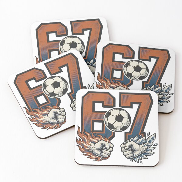 Item preview, funny 67 soccer kids playful sports humor designed and sold by ArtDesignTp.