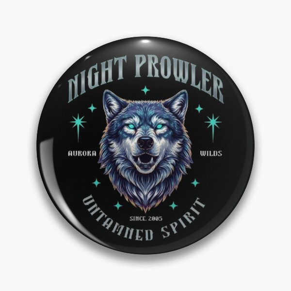 Item preview, Night Prowler – Untamed Spirit Wolf Design designed and sold by Dogandesighn.