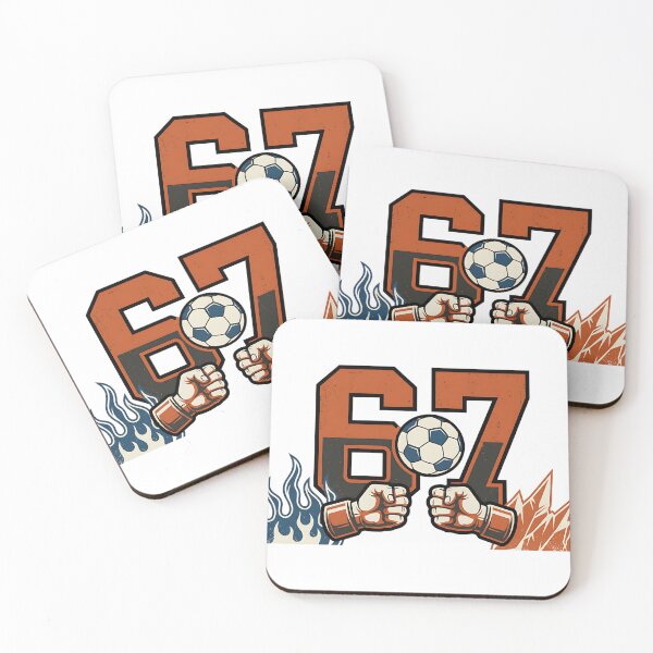 Item preview, funny 67 soccer kids sporty number humor designed and sold by ArtDesignTp.