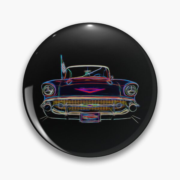Item preview, 1957 Chevrolet Bel Air Neon Classic Car Art designed and sold by Moriarty's Digital Visions.