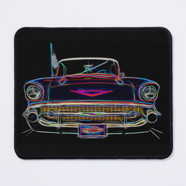 Item preview, 1957 Chevrolet Bel Air Neon Classic Car Art designed and sold by Moriarty's Digital Visions.