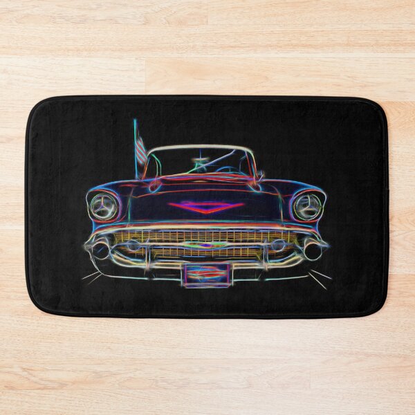 Item preview, 1957 Chevrolet Bel Air Neon Classic Car Art designed and sold by Moriarty's Digital Visions.