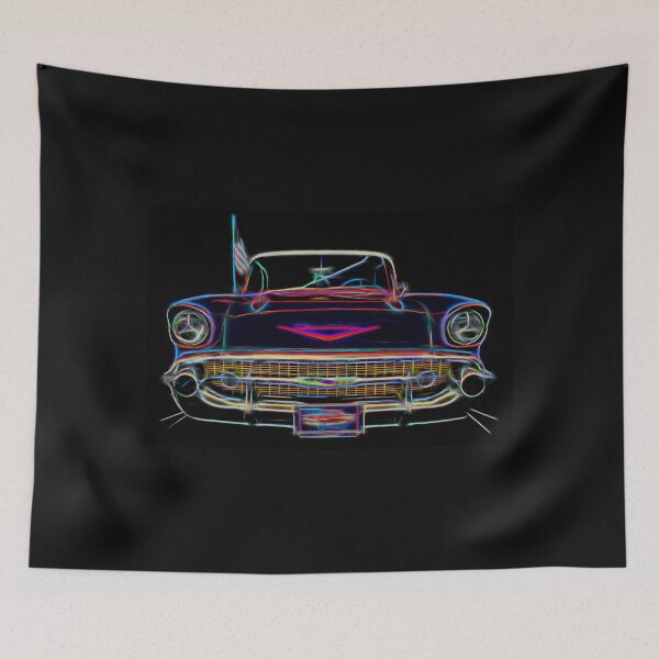 Item preview, 1957 Chevrolet Bel Air Neon Classic Car Art designed and sold by Moriarty's Digital Visions.