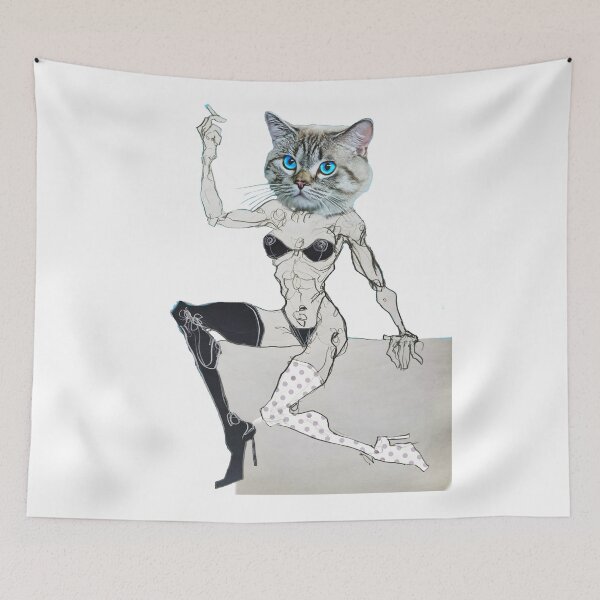 Item preview, Pussy Cat Meow by Deee-Lite designed and sold by Hersh Dagmarr Artwork.