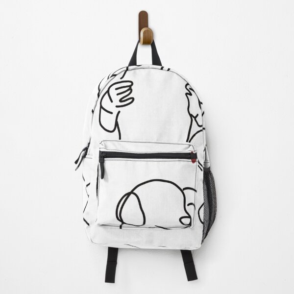 Item preview, Girl Hugging Dog - Single Line Drawing - Minimalist Dog Lover Art designed and sold by aziza-doodles.