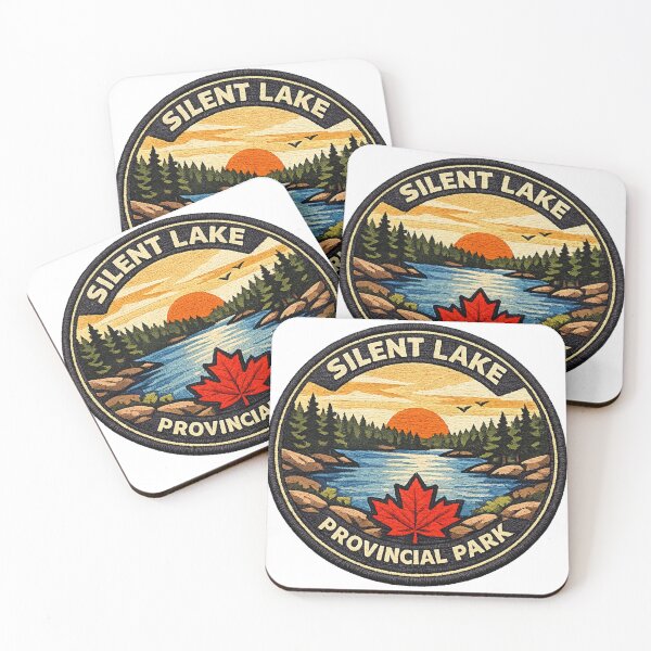 Item preview, Silent Lake Provincial Park Embroidered Patch designed and sold by CompassLake.