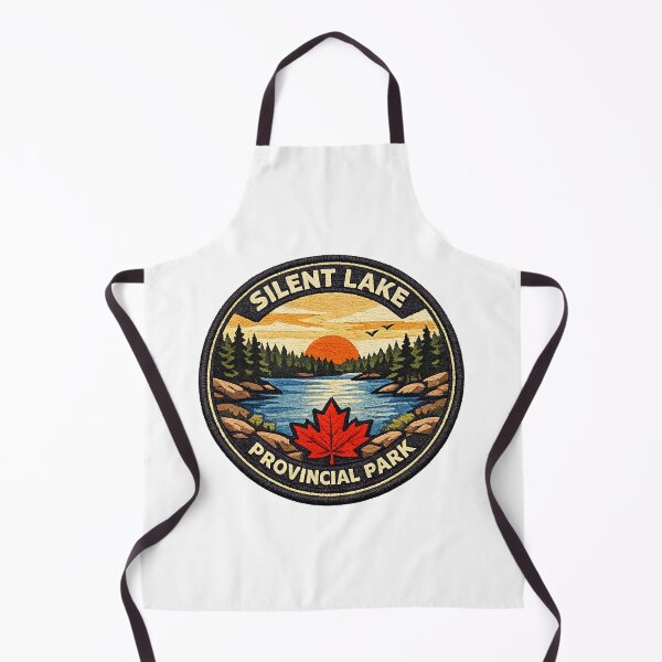 Item preview, Silent Lake Provincial Park Embroidered Patch designed and sold by CompassLake.