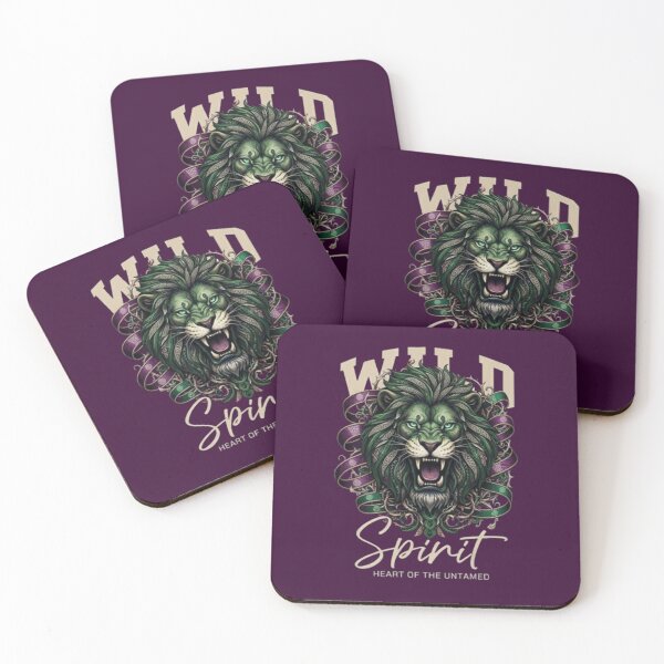 Item preview, Wild Spirit – Heart of the Untamed Lion Design designed and sold by Dogandesighn.
