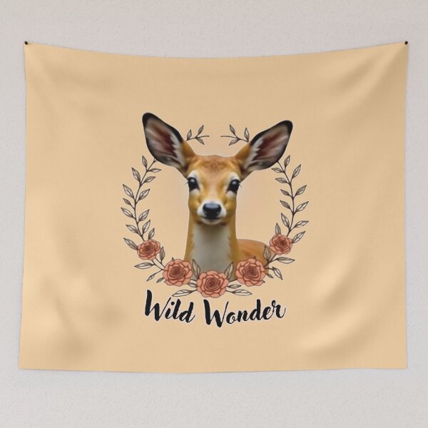 Item preview, Wild Wonder: Gentle Fawn Watercolor Art designed and sold by PriyaMagic.